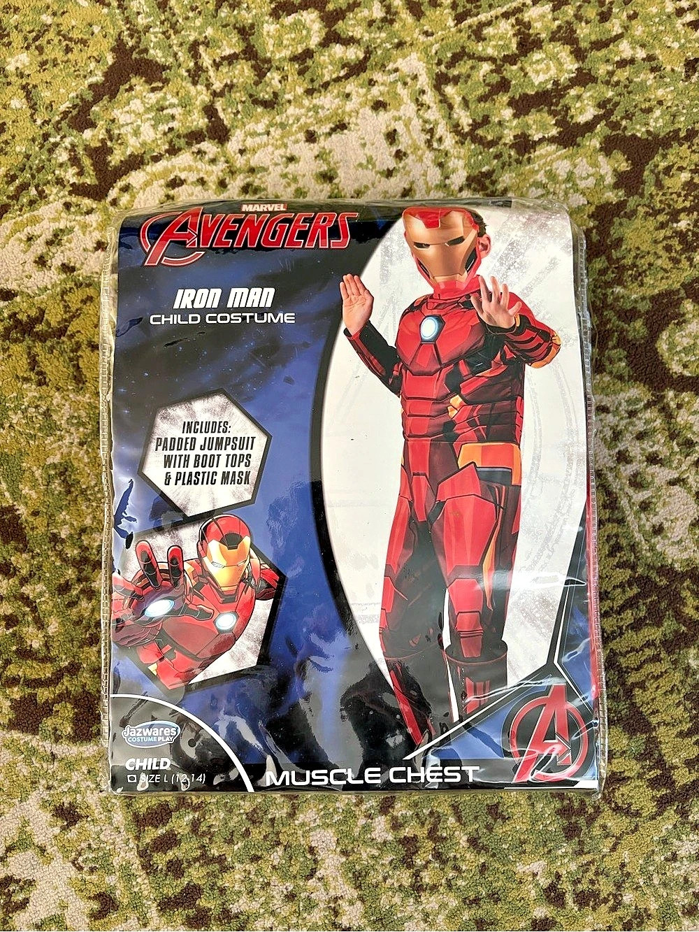 Marvel Iron Man Costume 12-14 like new
